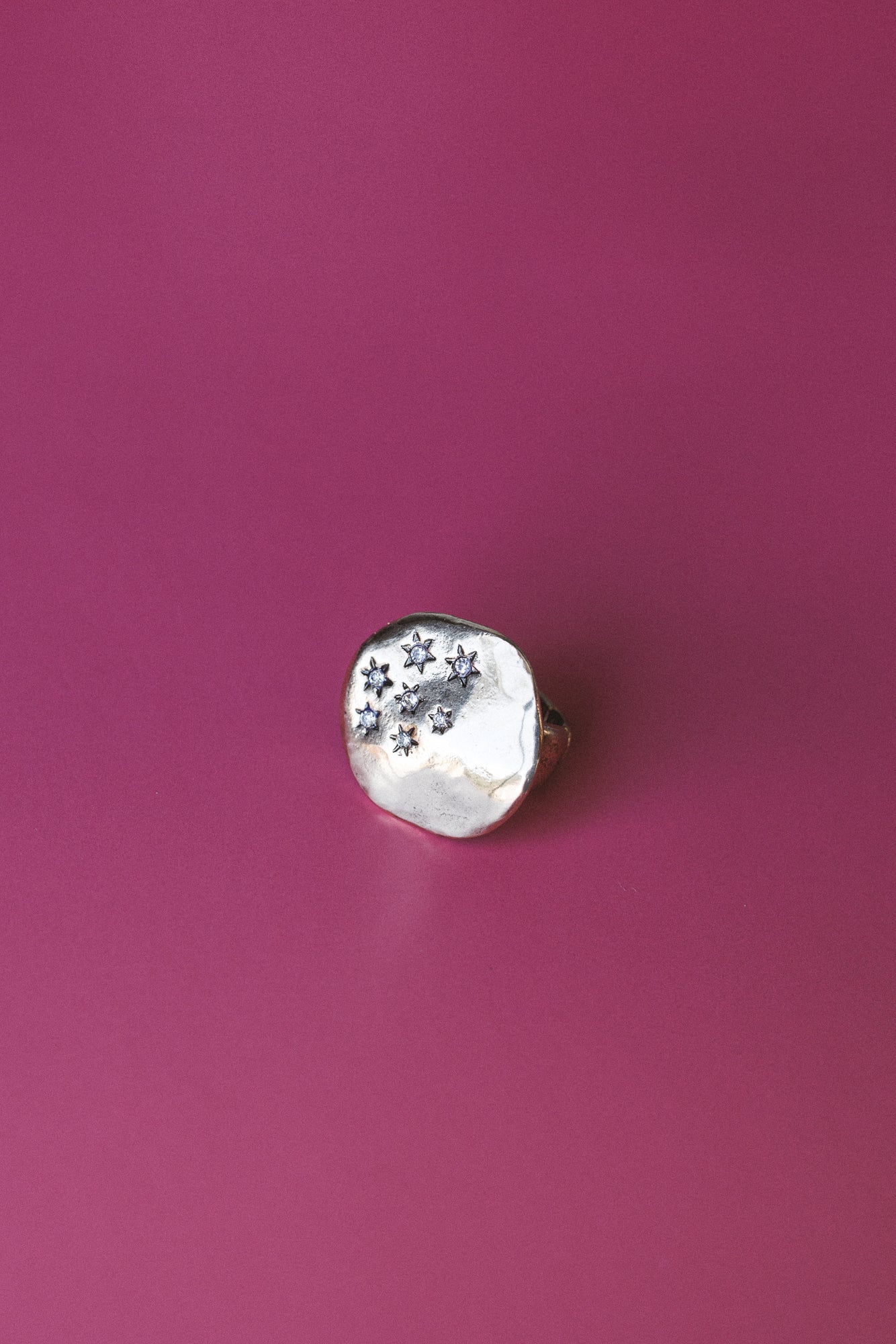 Starlit Stone Ring - Gold