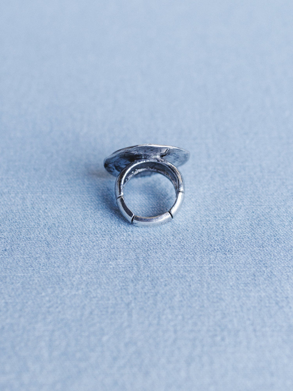 Starlit Stone Ring - Silver