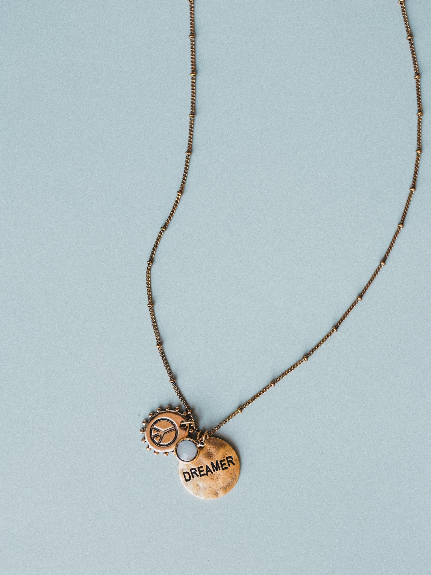 October Dreamer Birthstone Necklace - Opal