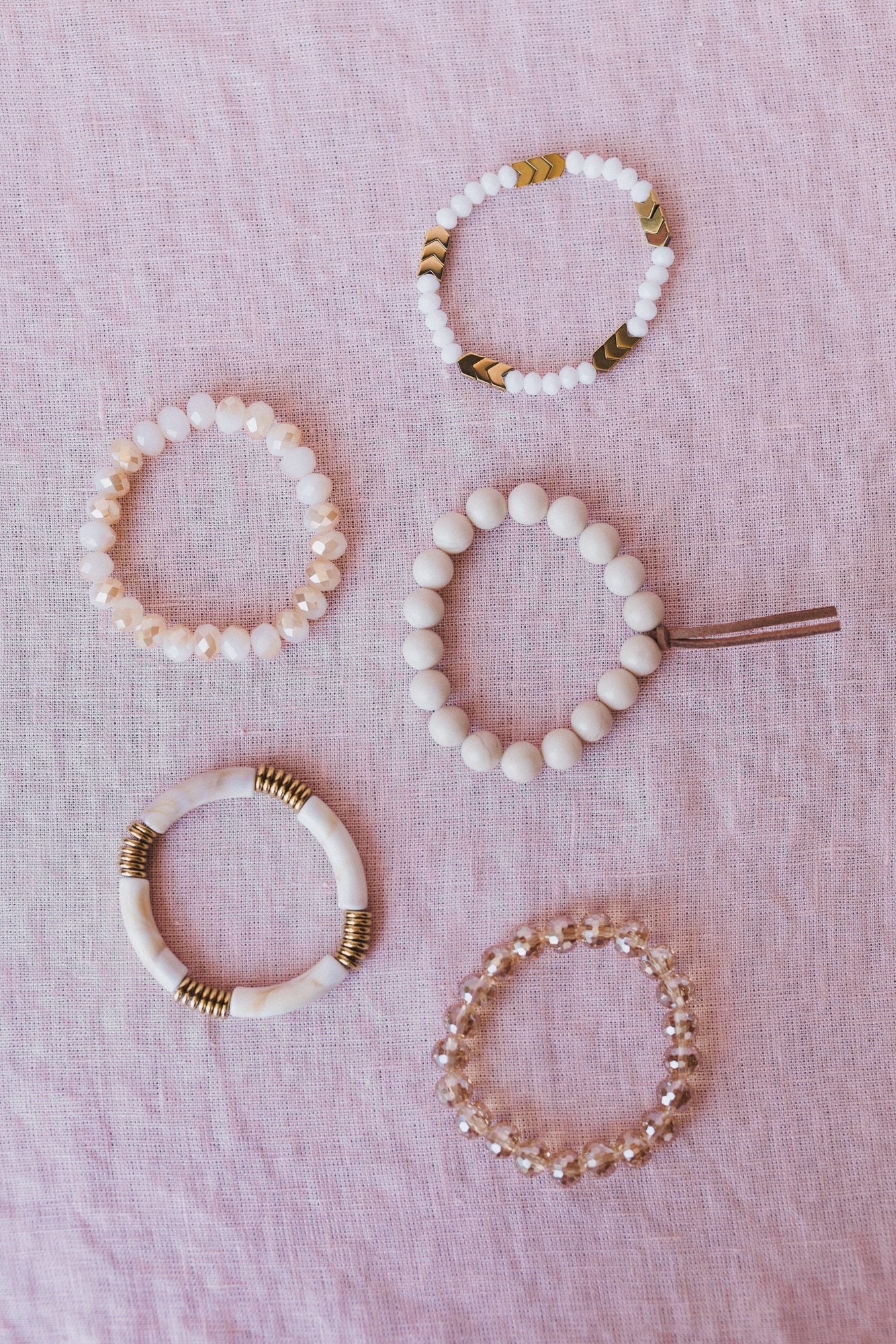 Romilly Bracelet Set - Neutral Multi