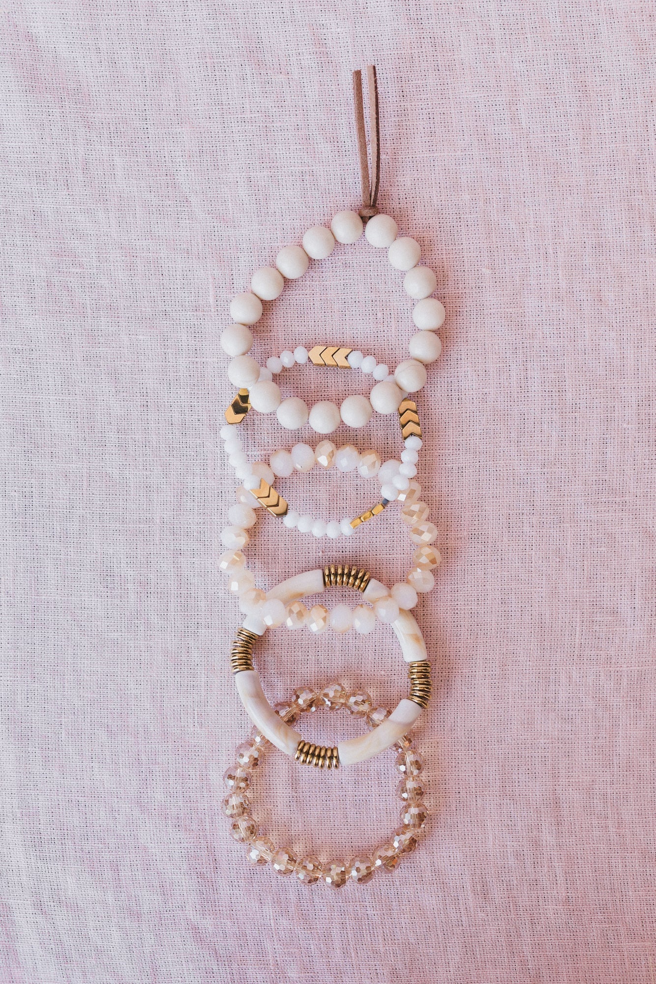 Romilly Bracelet Set - Neutral Multi - Pre Order
