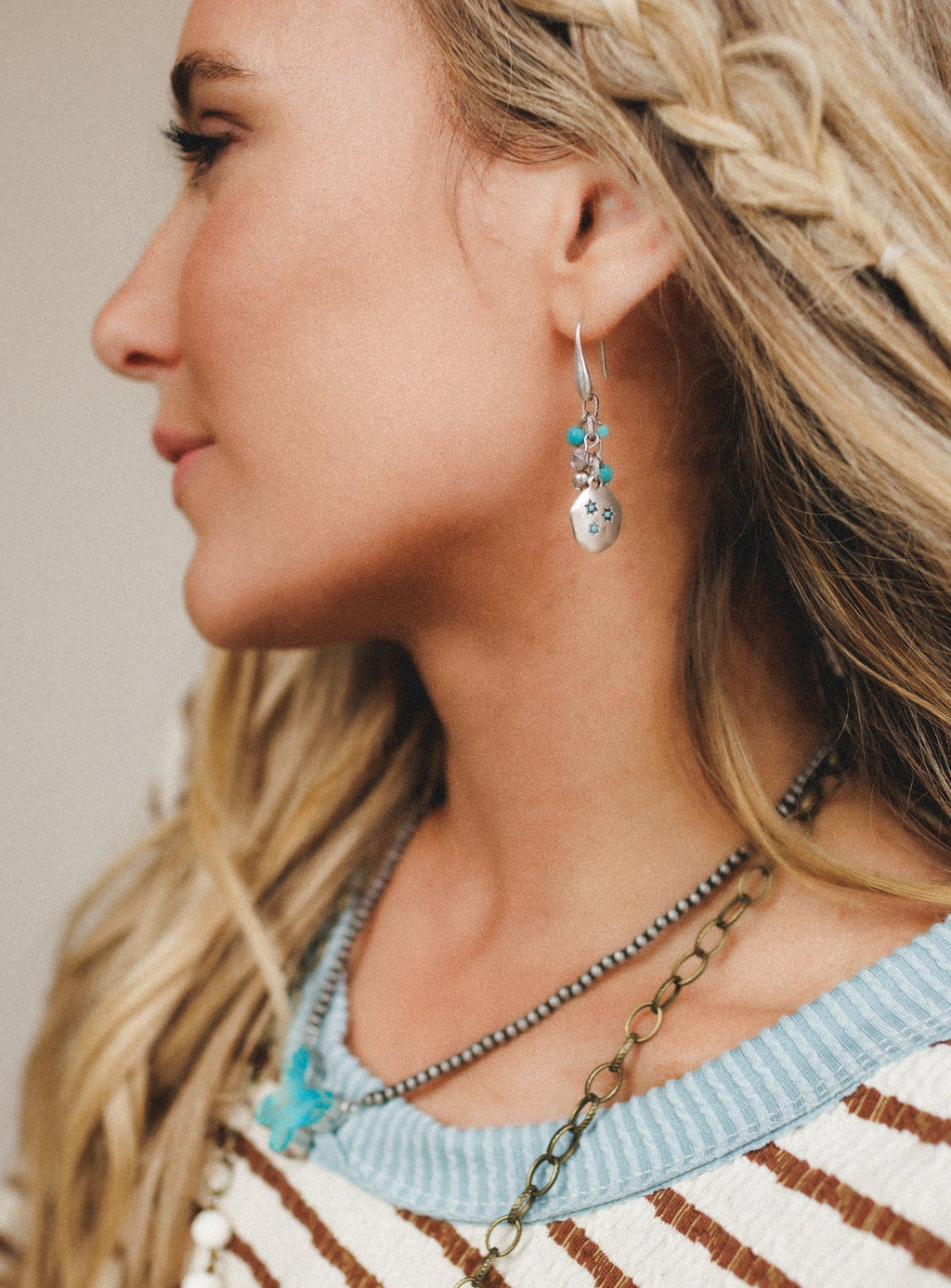 Moon Drifters Earrings - Silver