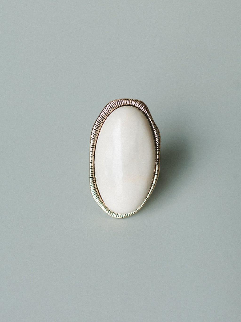 Ibiza Moon Stone Ring - White