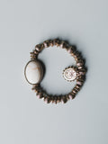 Roma Sun Beaded Bracelet - White
