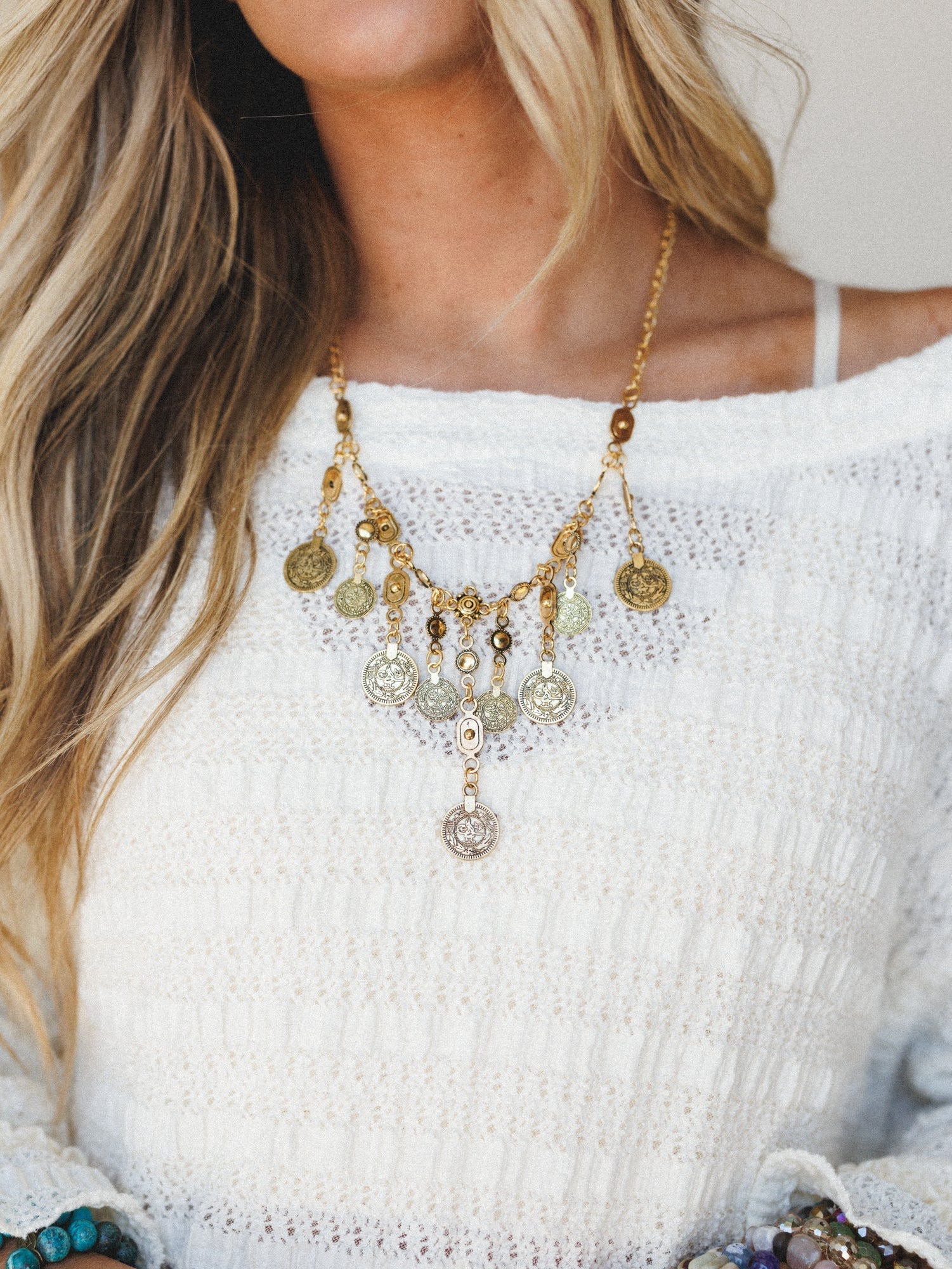 Golden Horizon Necklace - Gold