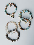 Arizona Wind Beaded Bracelets - Desert Sky