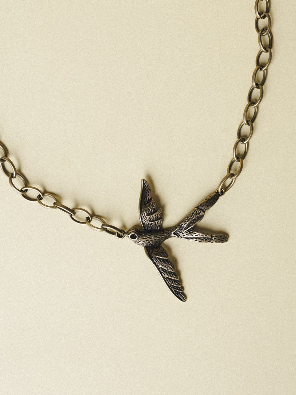 Zelda Bird Necklace - Bronze