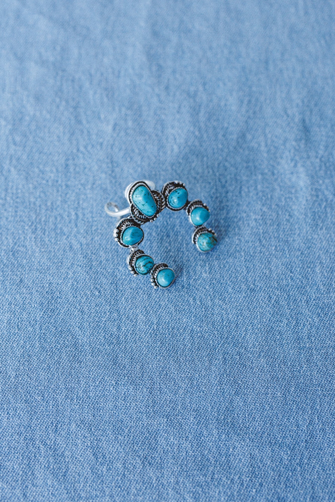 Celia Blossom Turquoise Ring - Turquoise