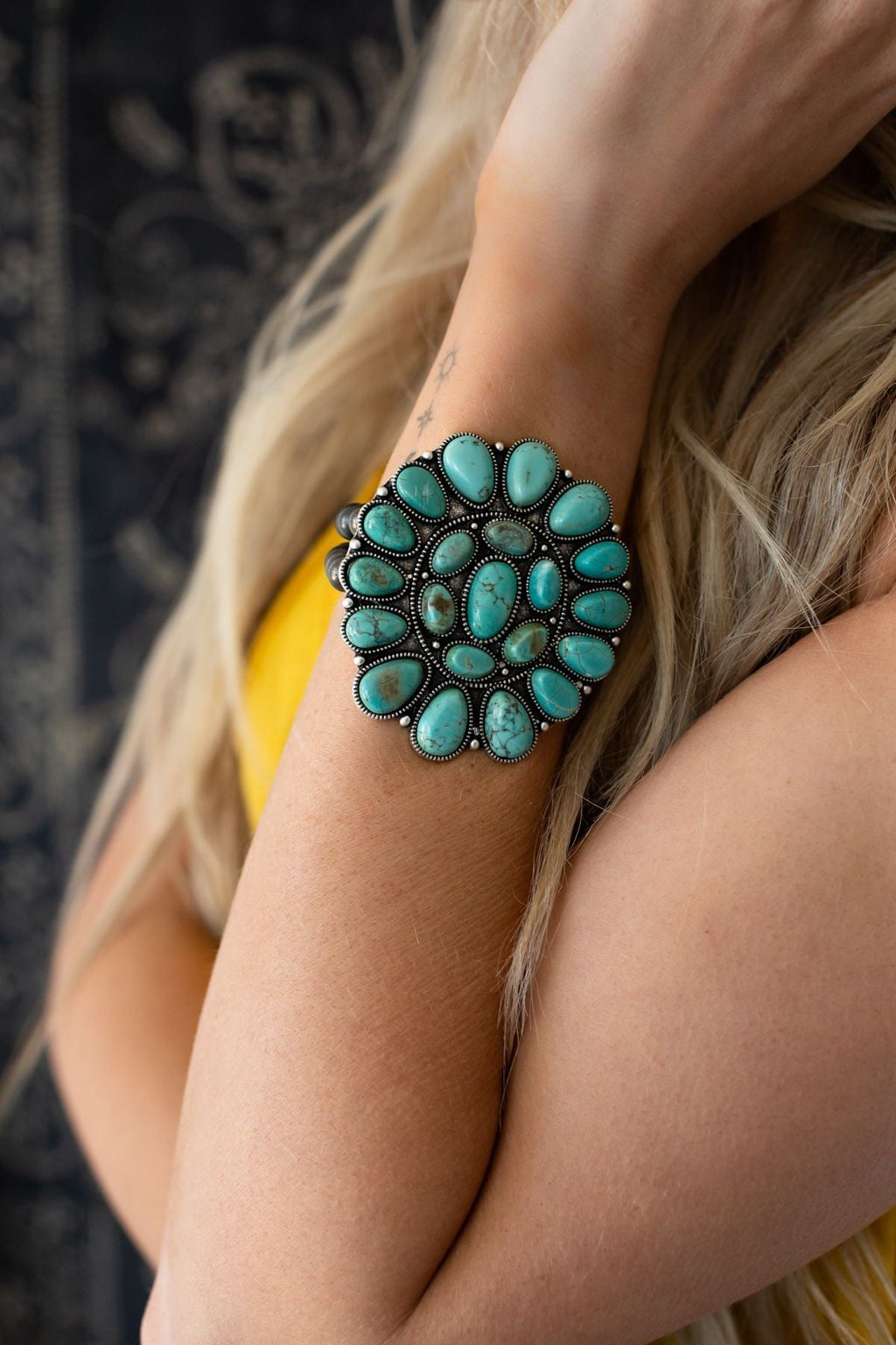 High Noon Turquoise Cuff Bracelet