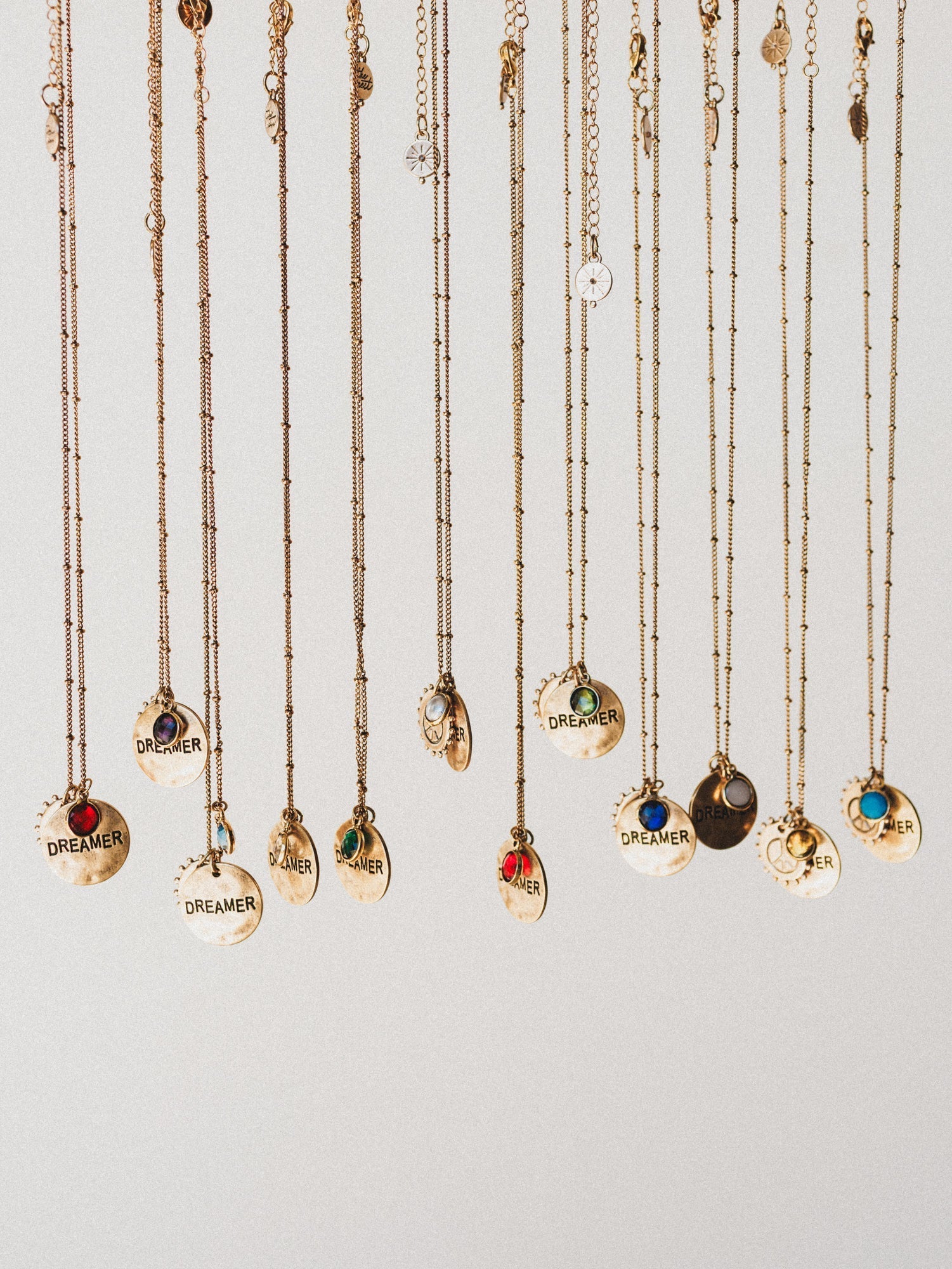 January Dreamer Birthstone Necklace - Garnet