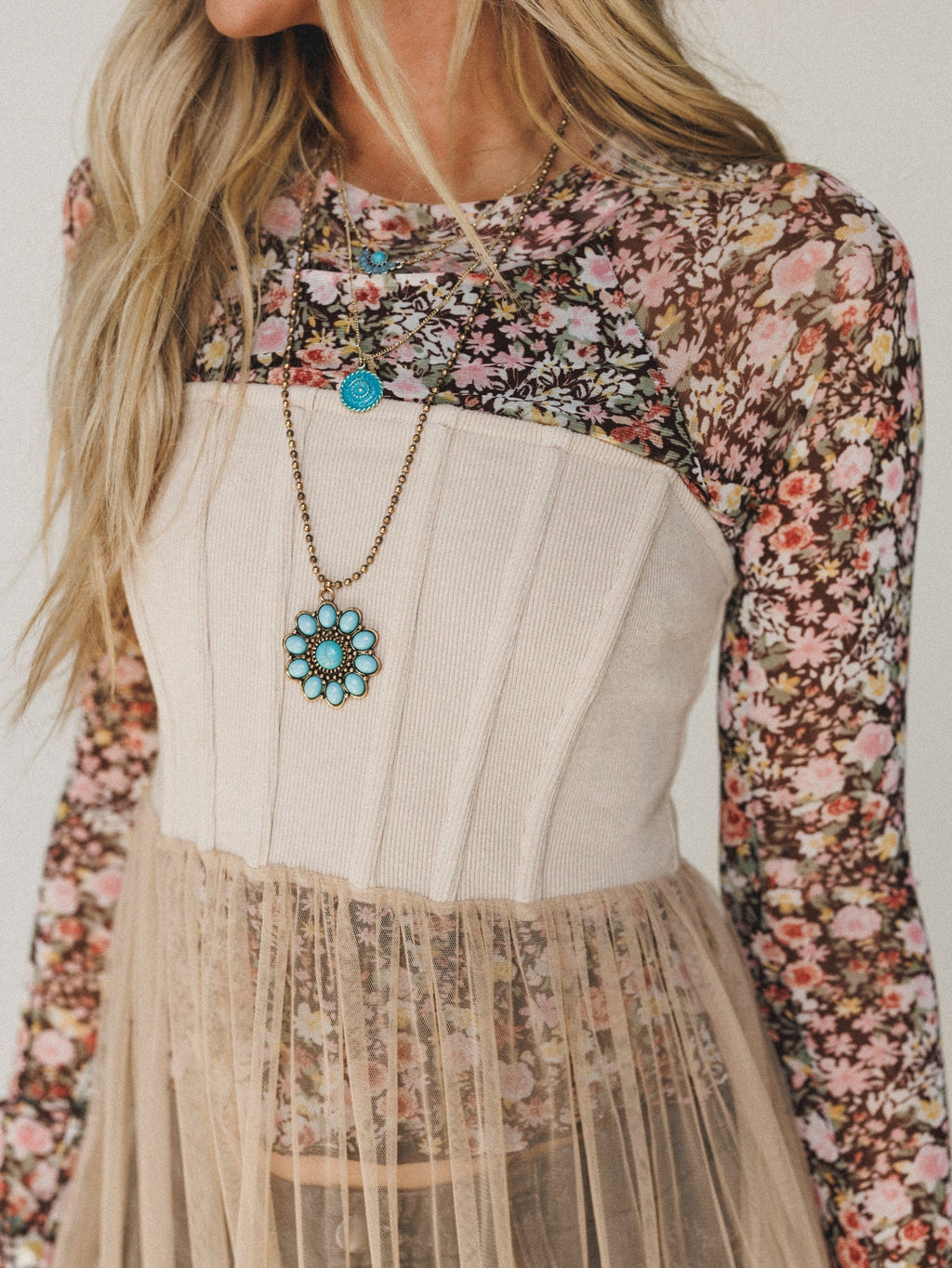 Suntrace Necklace - Turquoise