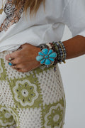 Southern Charm Stretch Bracelet - Turquoise - Pre Order