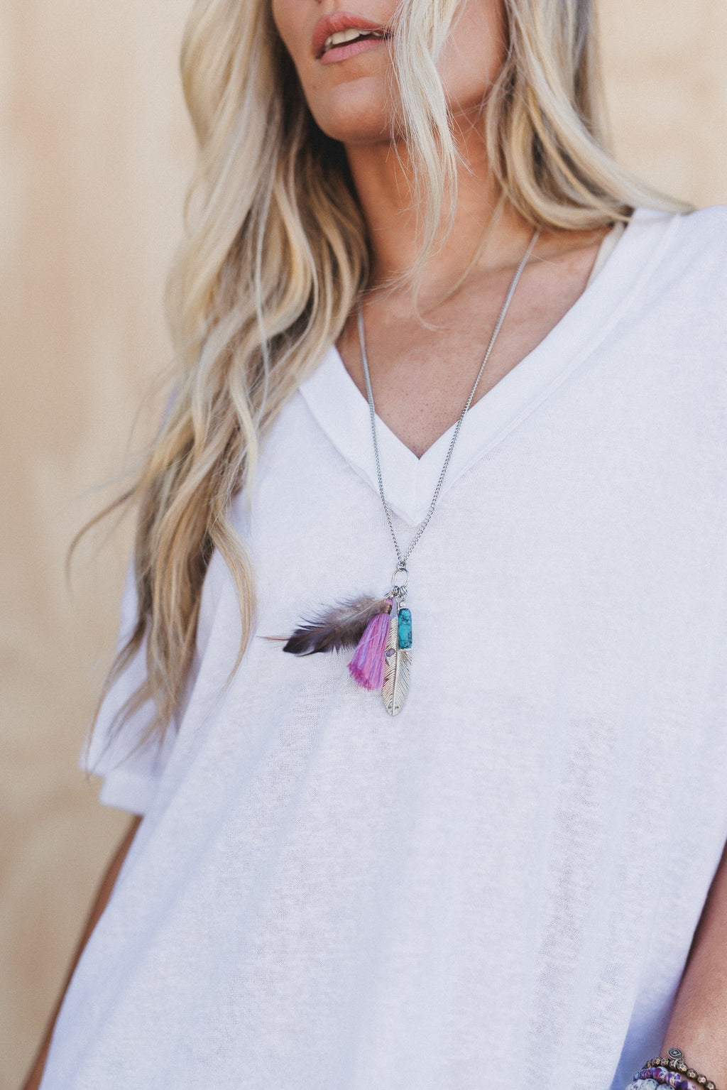 Featherlight Necklace - Purple - Pre Order